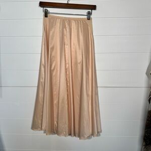 NWOT Vintage Henson Kickernick Old Hollywood Glam Slip Skirt Small